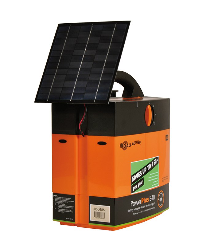B40 battery device incl. 4W solar assist