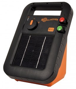 Gallagher S10 solar electric fencing energiser