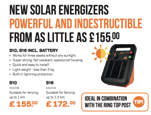 Gallagher solar energisers