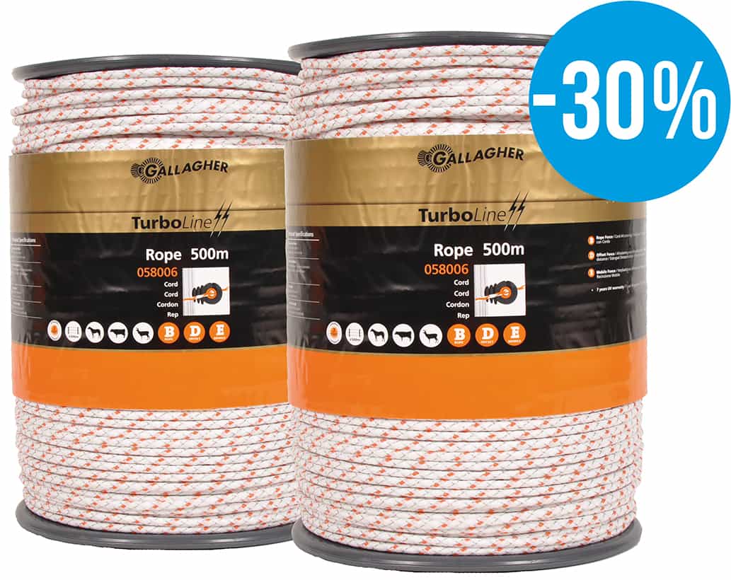 Gallagher turboline rope